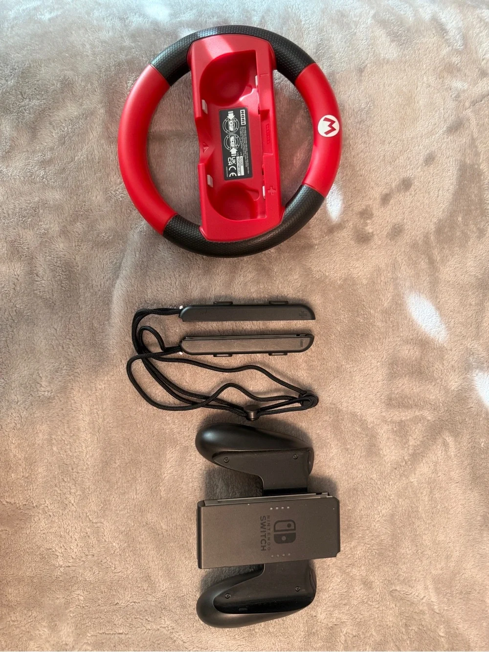 Nintendo Switch with Neon Blue & Neon Red Joy‑Con, Mario Kart Bundle